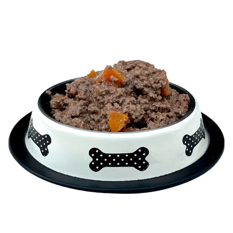Ração úmida Diet Light Grain Free para cães, sabor carne com abóbora e abacaxi, da Barakaldo Vet Shop.