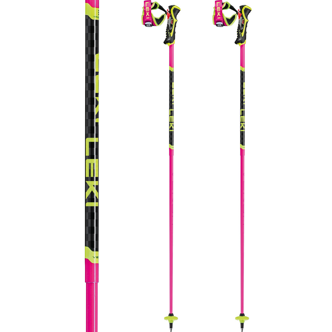 Leki Venom SL 3D neonpink/black/neonyellow | Leki Alpin Skistöcke | Leki | L | MARKEN | XSPO