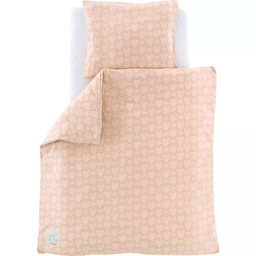 Träumeland Jerseybettwäsche Kuschelhase beige 80 x 80 cm