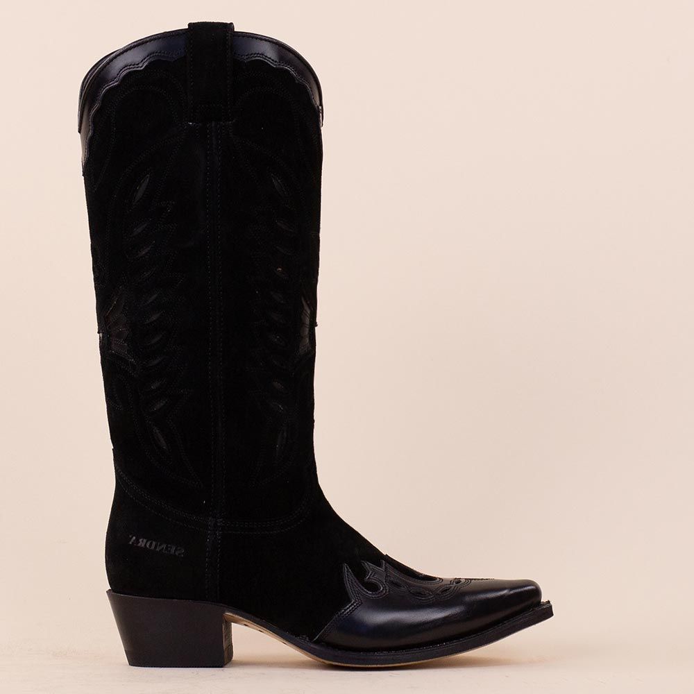 Sendra cowboylaarzen 17806 zwart