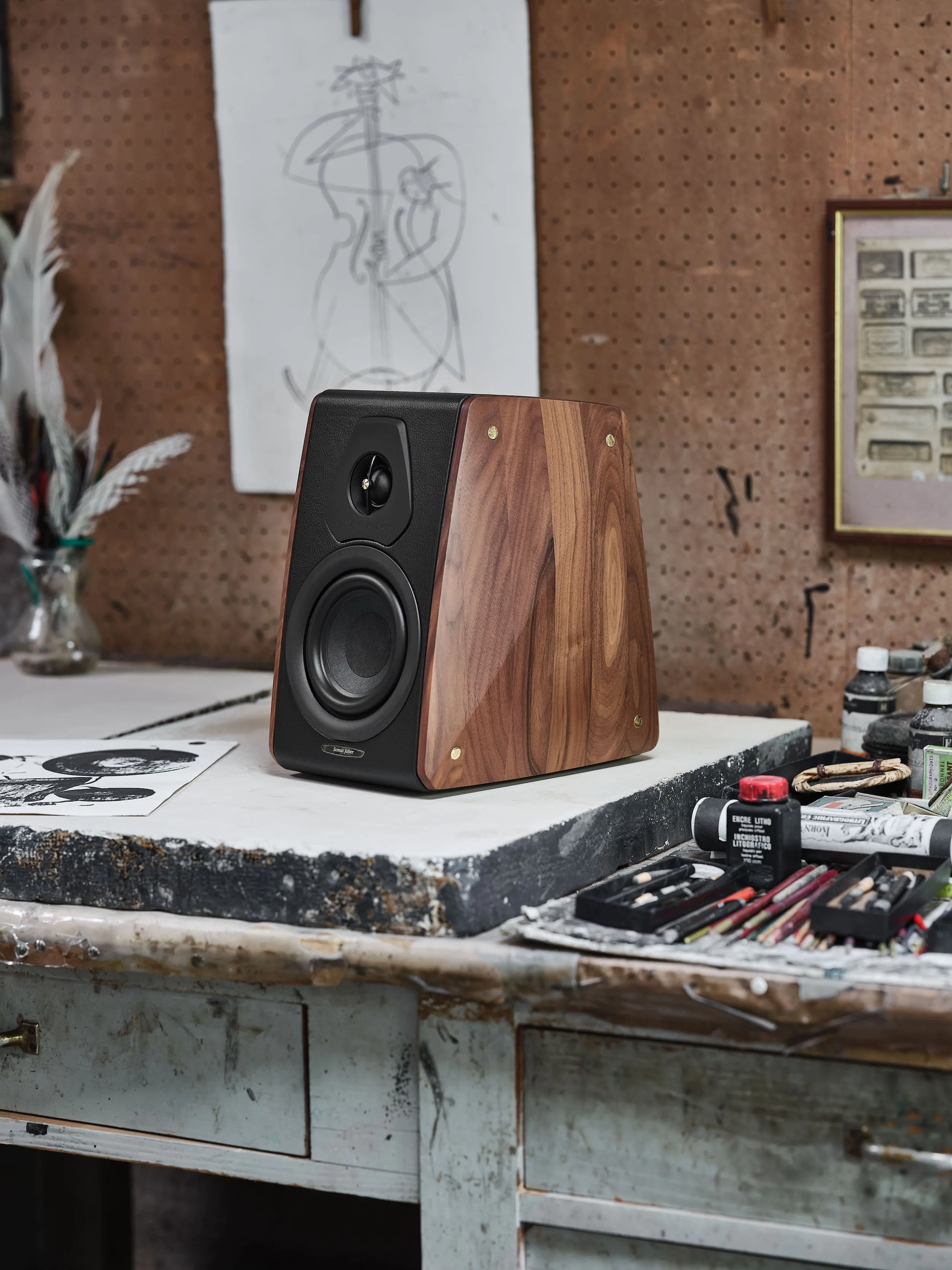 Sonus Faber Concertino G4 Noyer (la paire) Enceintes bibliothèque