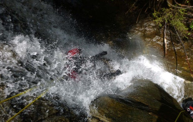 Schnupperkurs Canyoning in Sautens als Geschenk