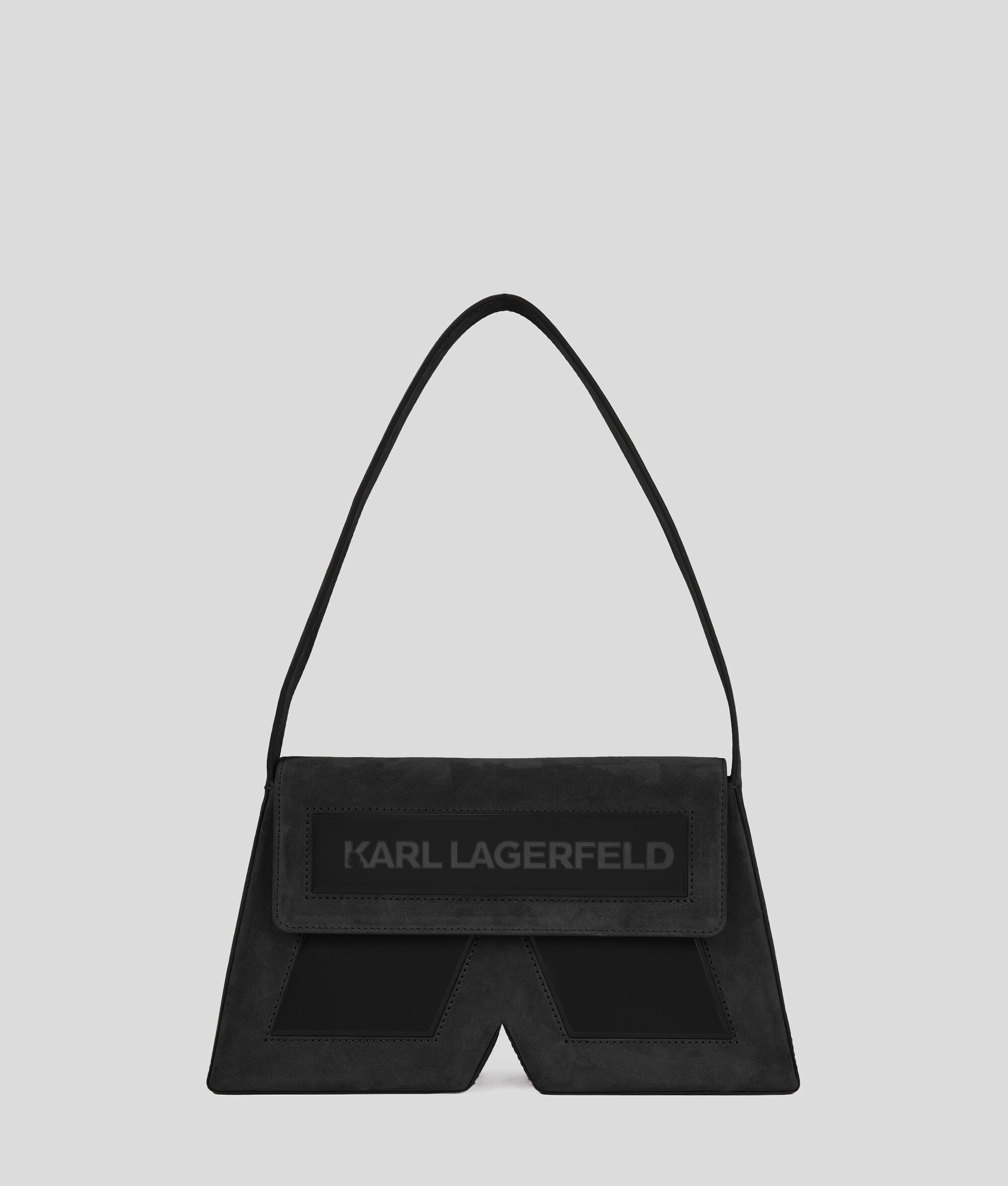 SAC PORTÉ ÉPAULE EN DAIM DE TAILLE MOYENNE IKON K