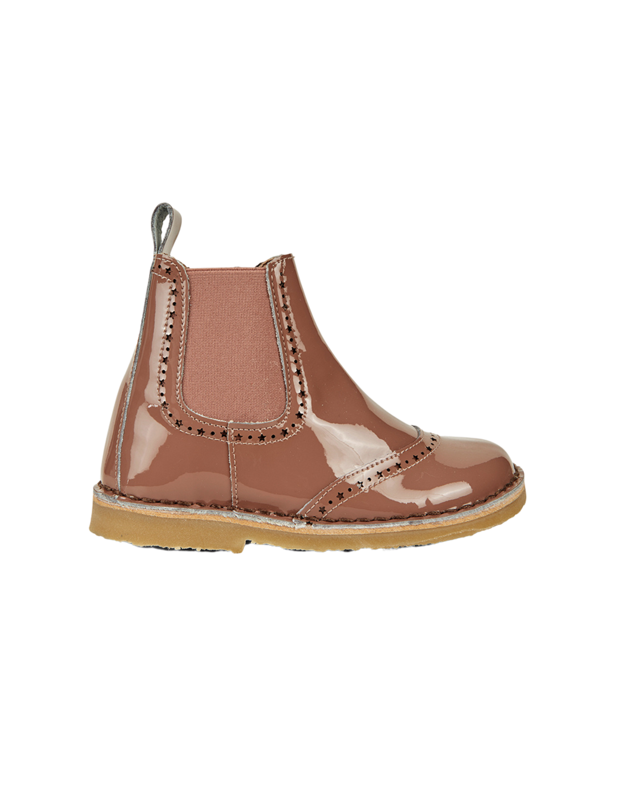 Ankle Boot Stars - Rose Clay Patent