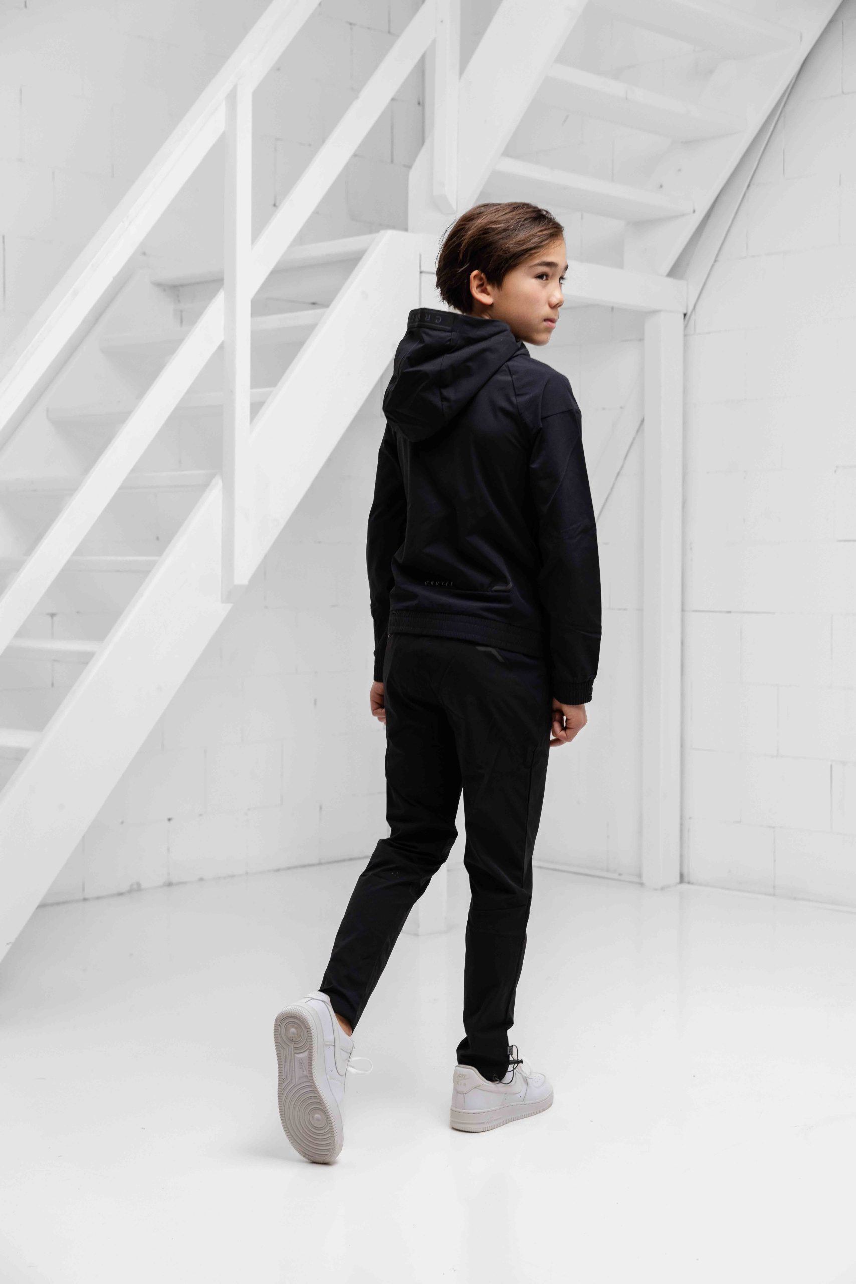 Cruyff Elite Trainingspak Kids Zwart