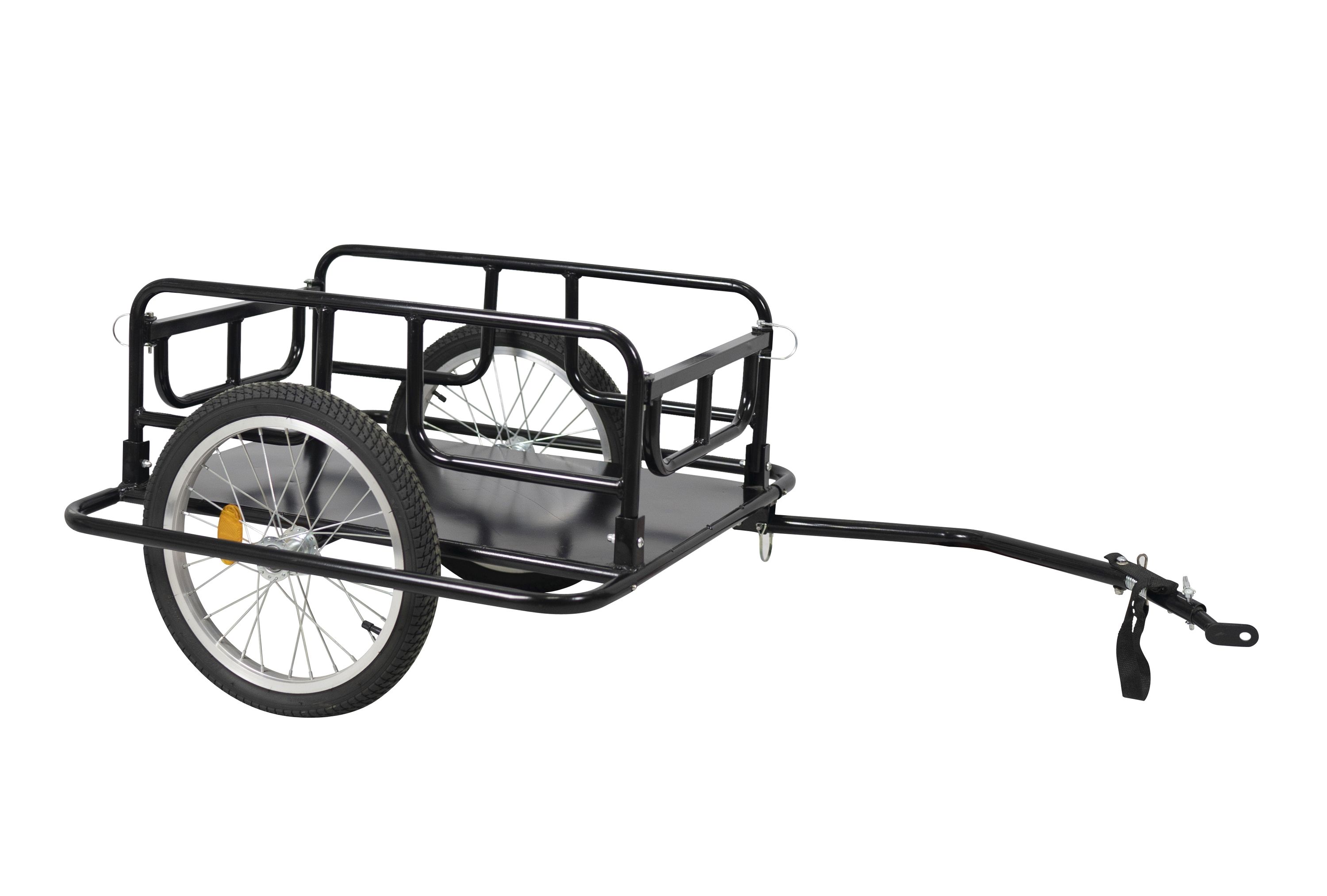Veloanhänger Transportanhänger schwarz