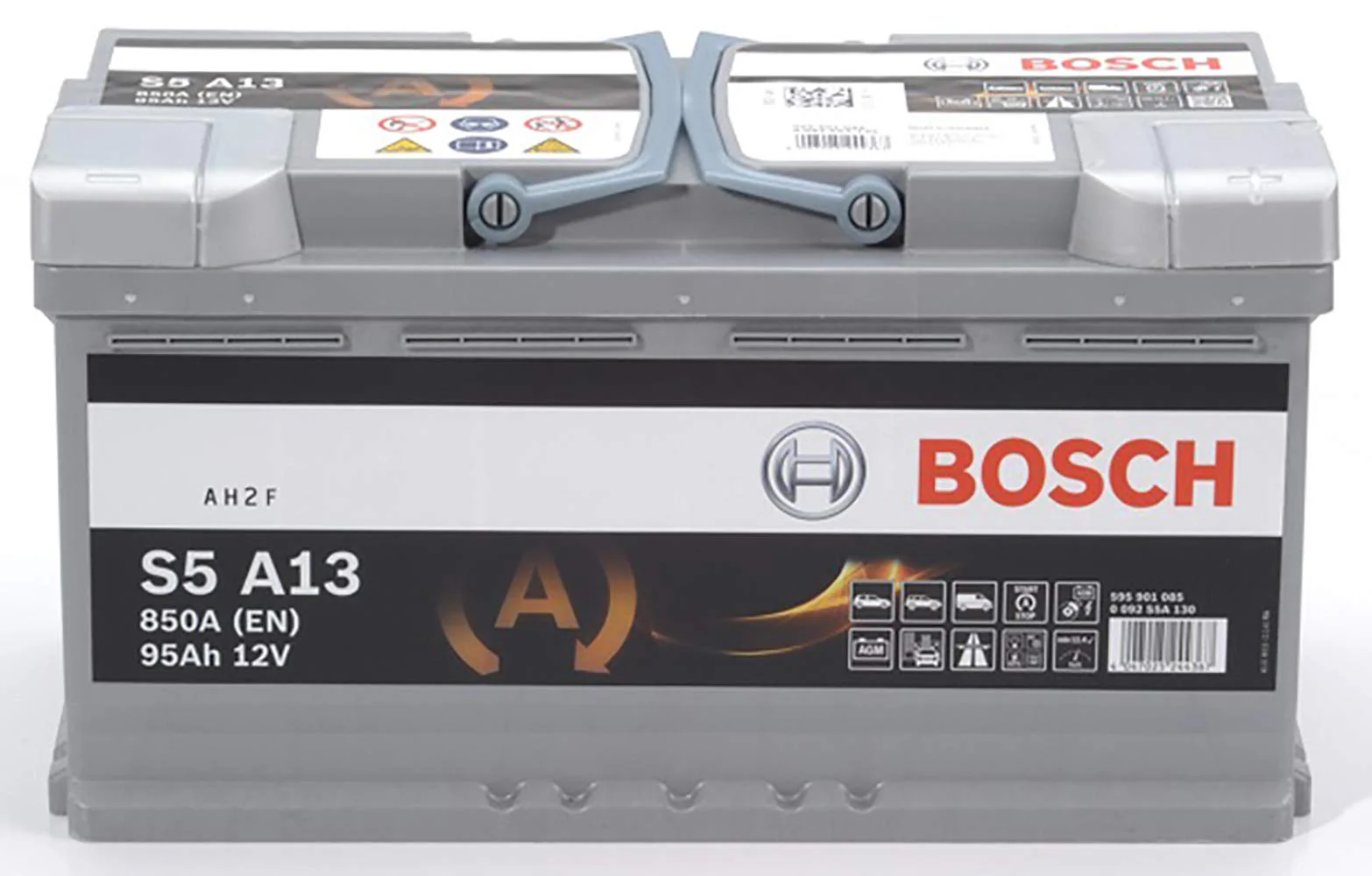 Bosch S5A13 - Batterie Auto - 95A/h - 850A - Technologie AGM - adaptée aux Véhicules avec Start/Stop
