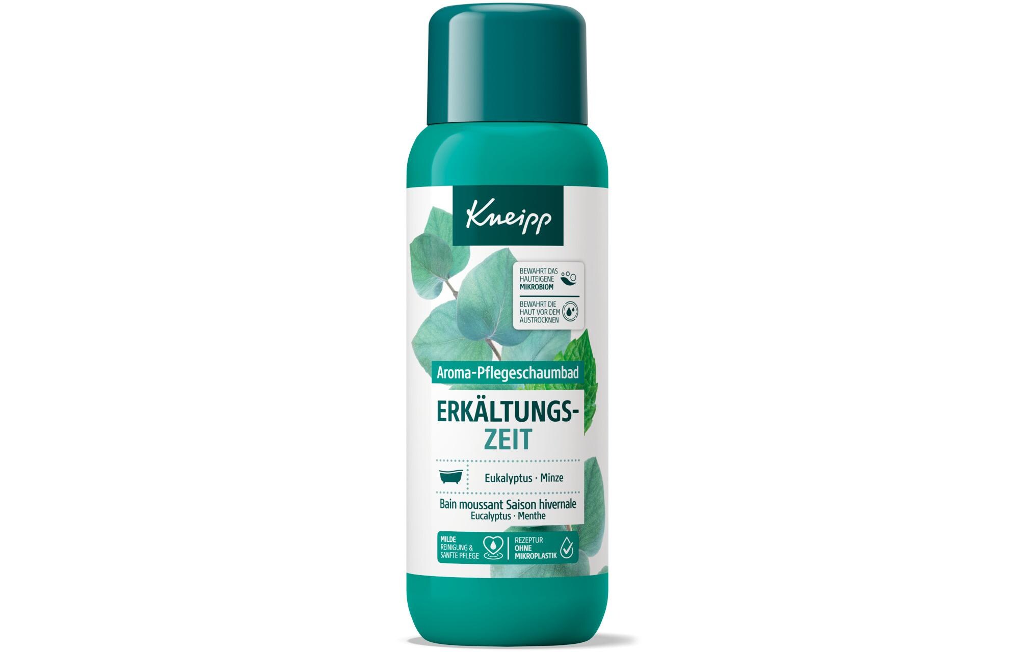 Aroma-Pflegeschaumbad Erkältungszeit 400 ml1 StückBade-Zusatz mit natürlichen ätherischen Ölen