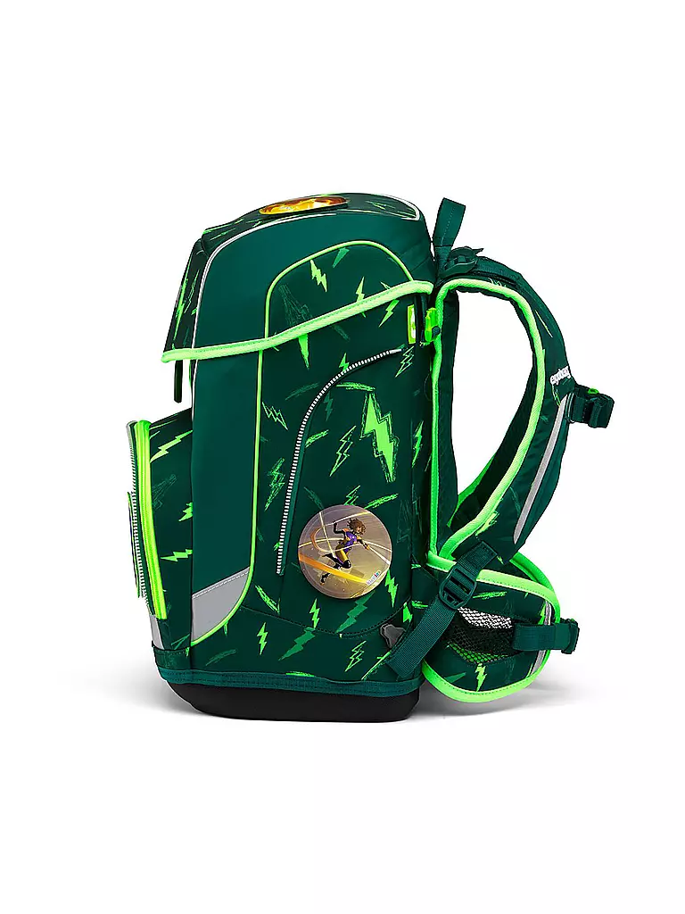 ERGOBAG Schultaschen Set 5-tlg. Cubo Light - Bärtastisch grün
