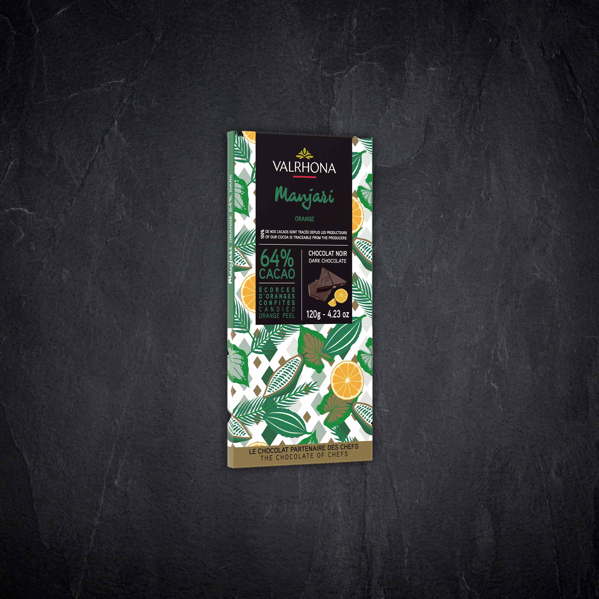 Schokoladentafel Manjari - 64% Kakao | Valrhona
