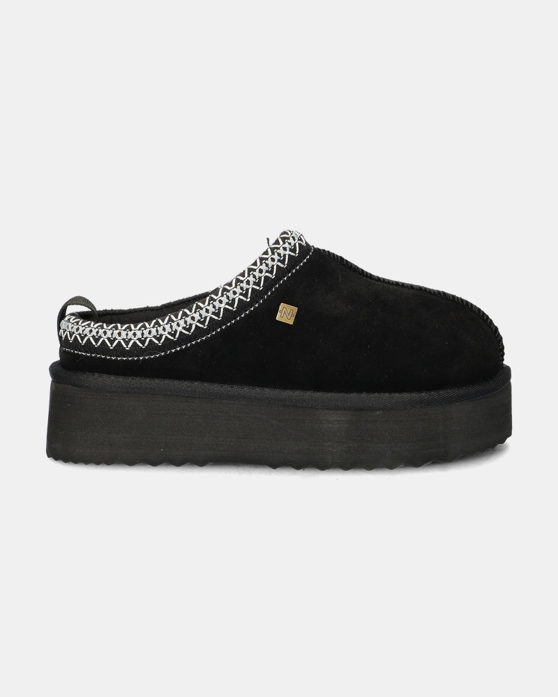 Nelson Gevoerde boots  - zwart