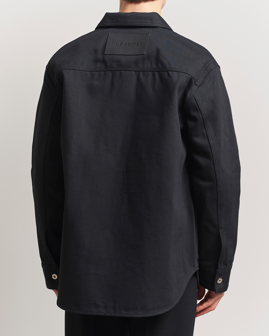 Jil Sander Denim Shirt Jacket Black