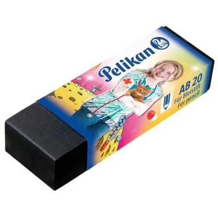 Pelikan Radierer AB 20 schwarz, sortiert