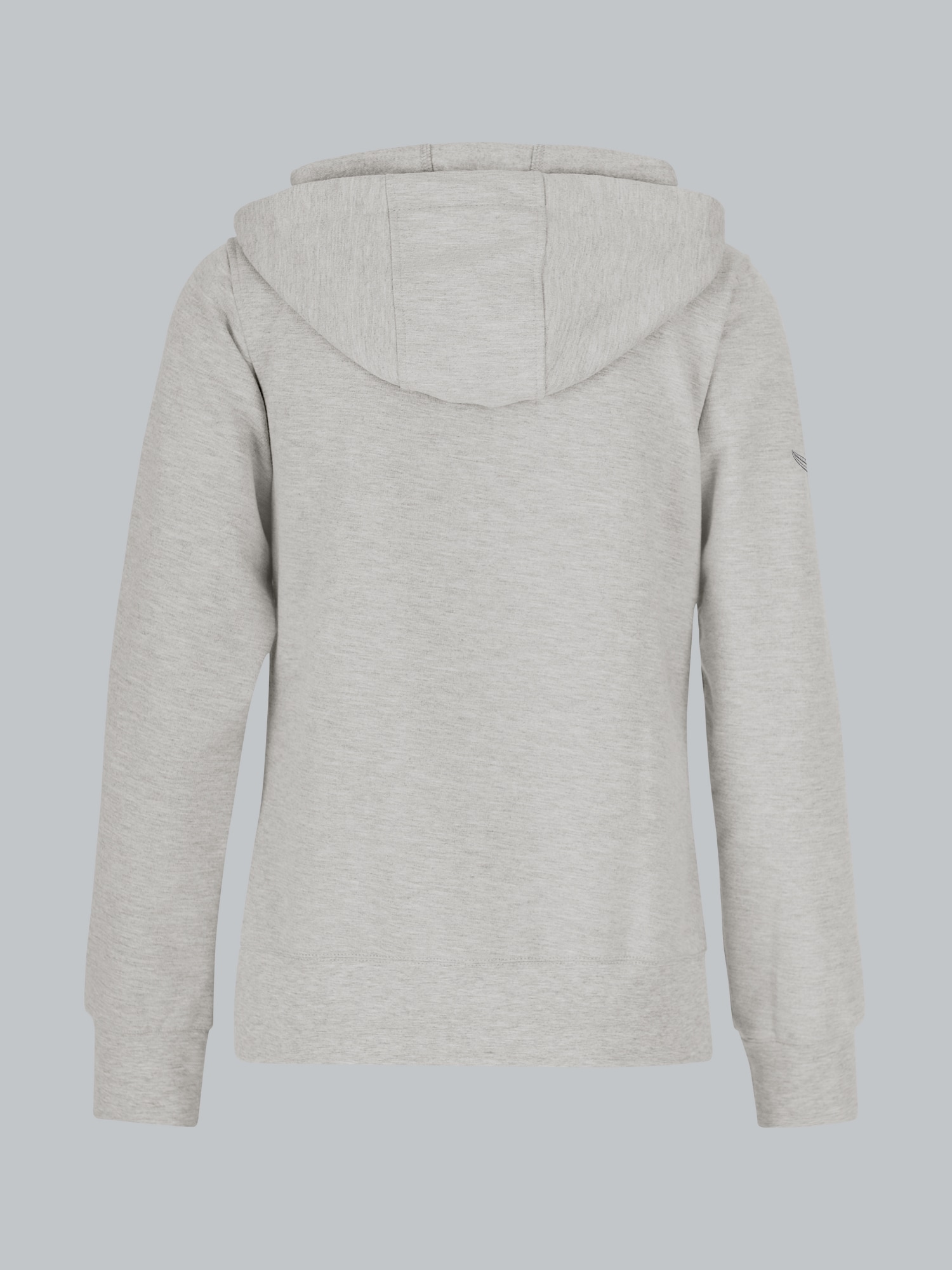 Kapuzenjacke Grau-melange