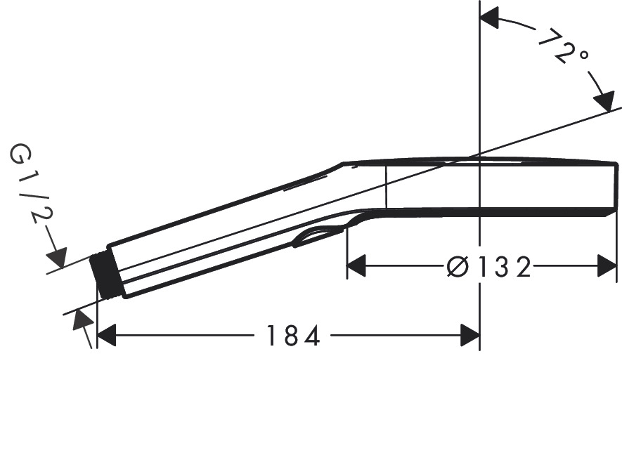 Hansgrohe Rainfinity handdouche 3 standen 13cm chroom