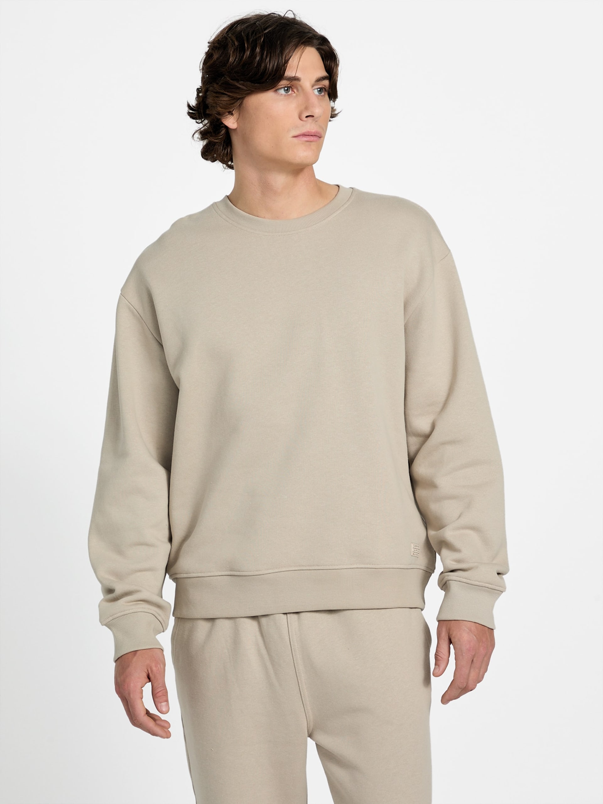 Moletom Eco 1981 Label com gola redonda