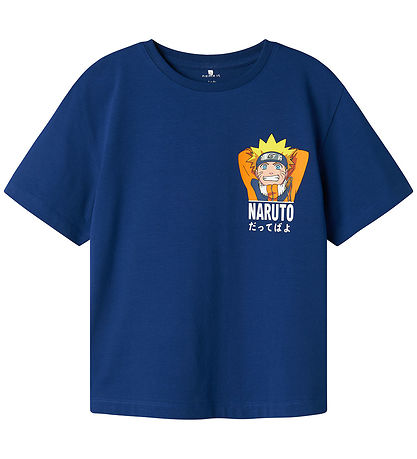 Name It T-Shirt - Naruto - NkmOdal - Sodalite Blue m. Print