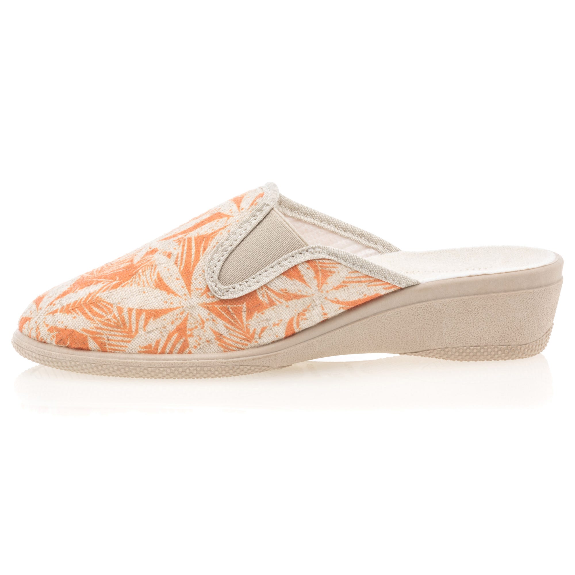 Pantoufles sabots Femme orange