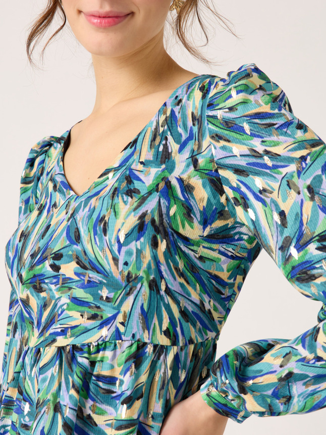 Robe courte imprimée