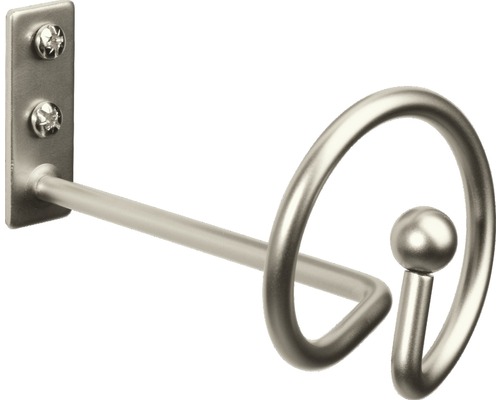 Gordijnhaken mat zilver 16 cm 2 stuks