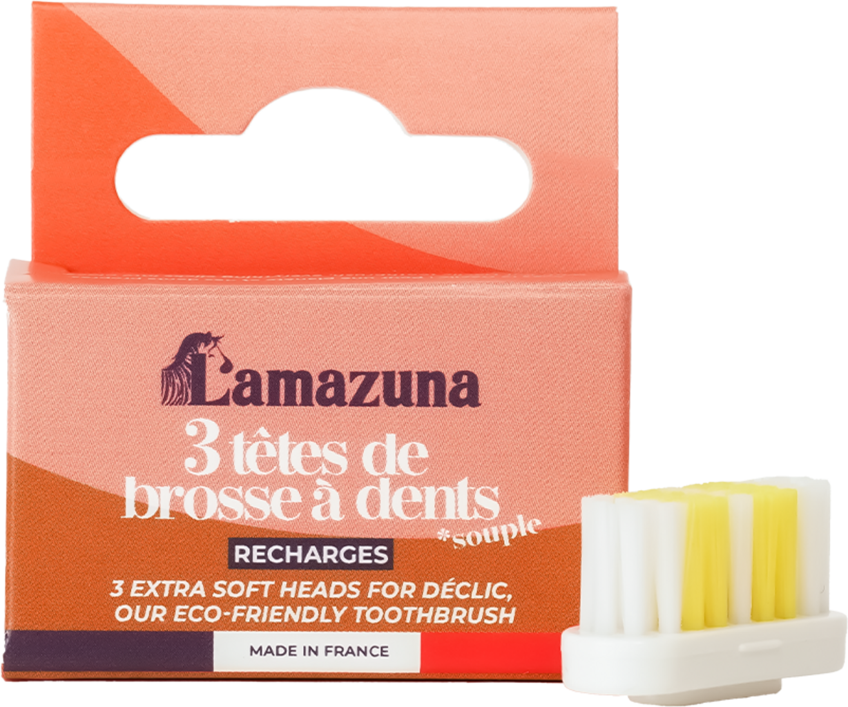 Lamazuna  Zahnbürsten-Wechselköpfe Weich