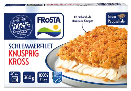 Frosta Schlemmerfilet knusprig kross