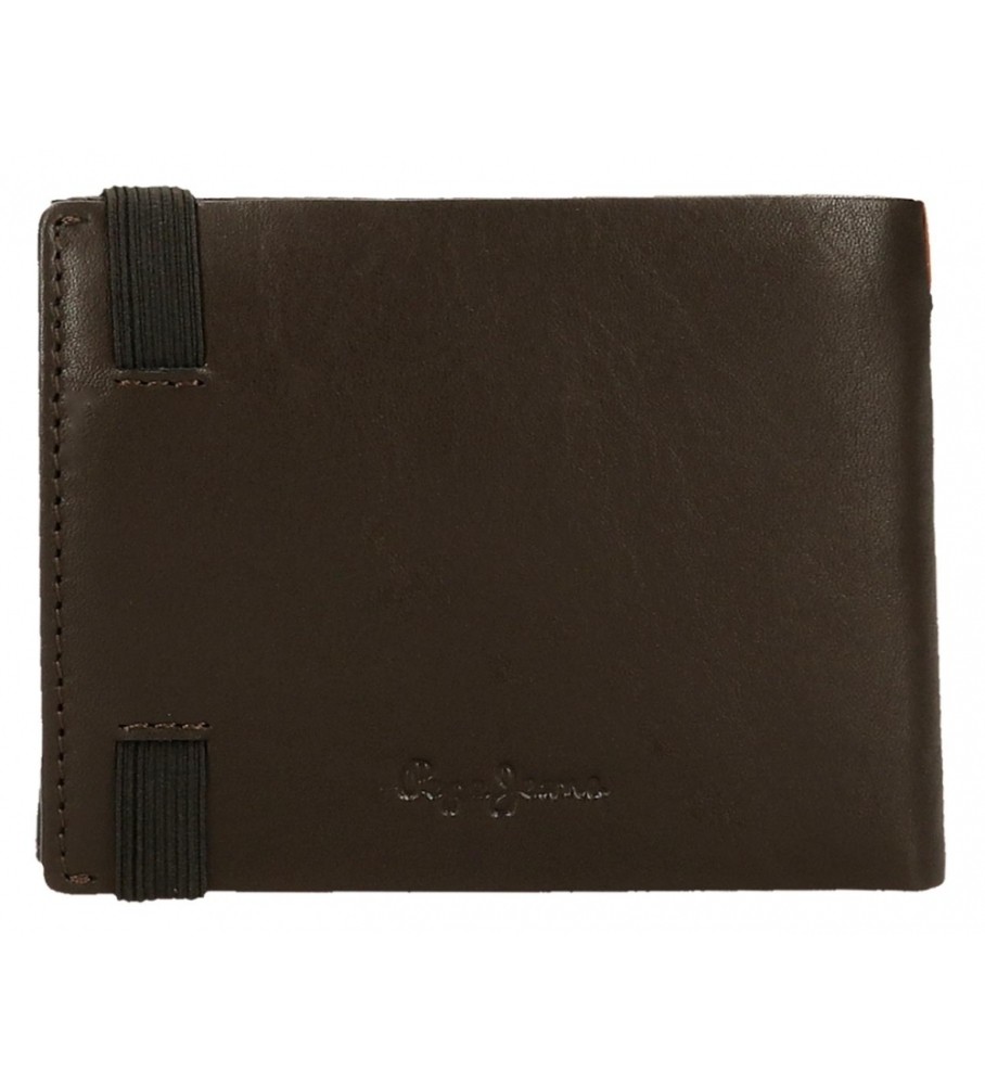 Carteira Pepe Jeans com Fecho Elástico Pepe Jeans Marshal Marrom