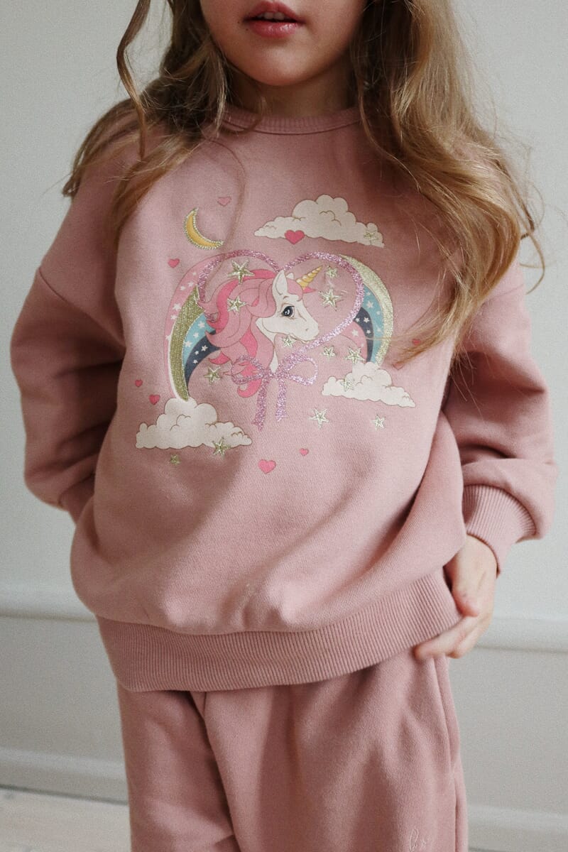 Lou Sweat Pants  mahogany rose - Konges Sløjd - Rumpetroll