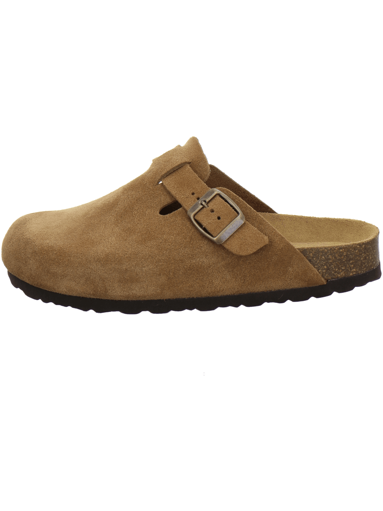 Clogs Damen Leder cognac