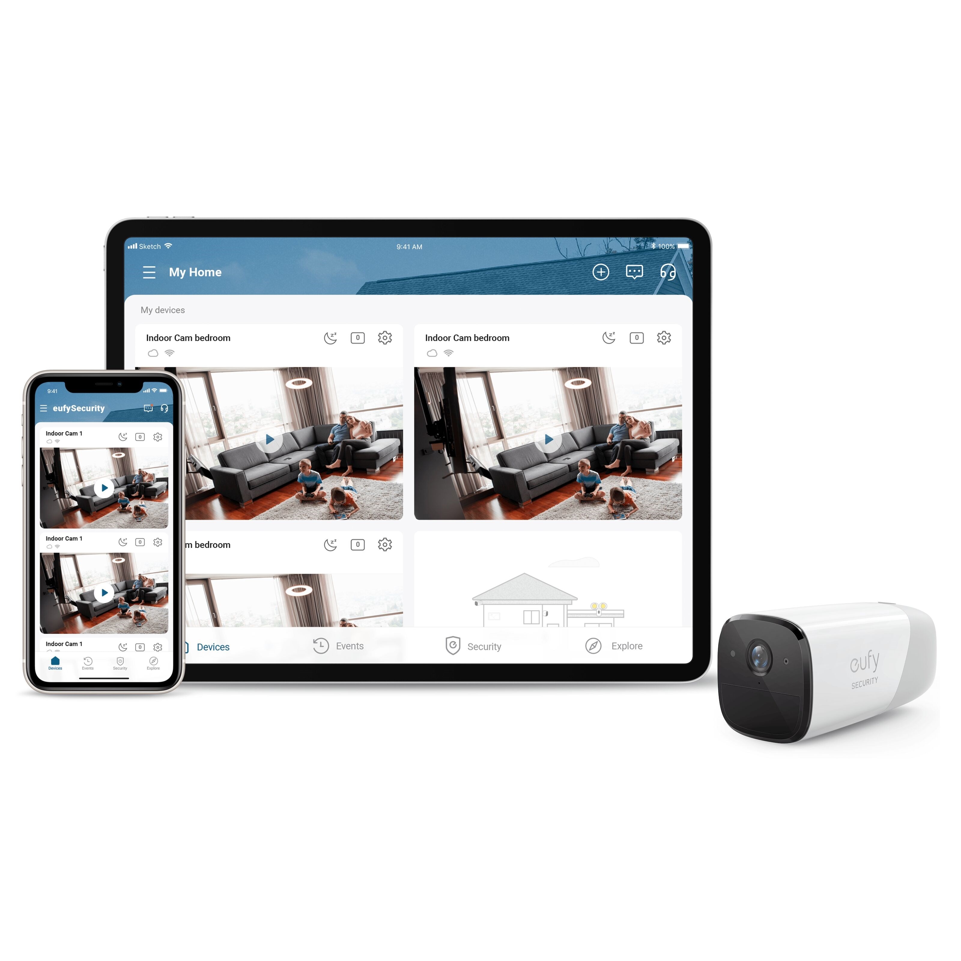 Eufy EufyCam 2 Pro Kit Overvåkingssystem 2 kameraer