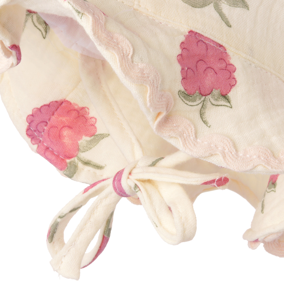 Topomini Pure Collection Baby Mütze aus Musselin creme