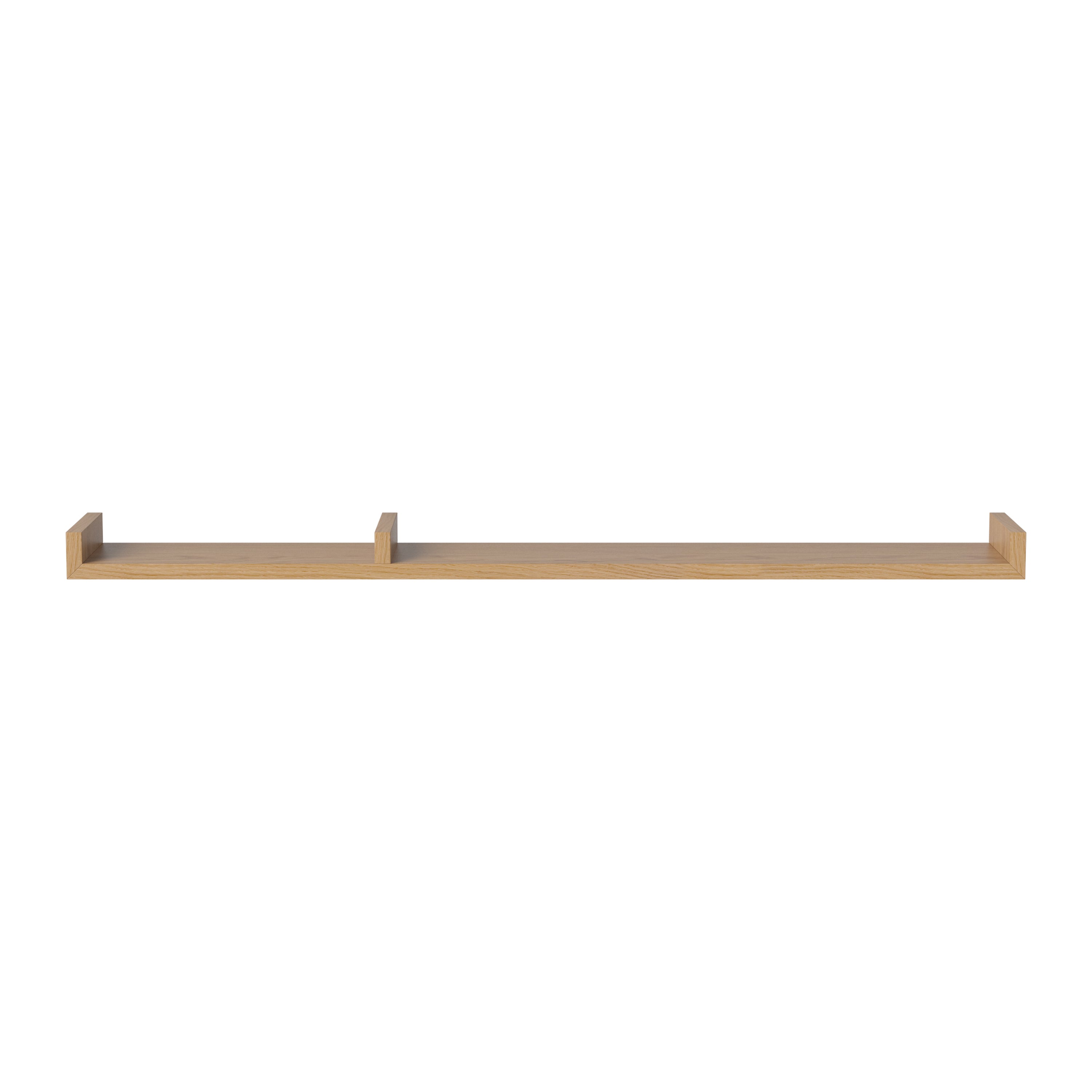 Bolia Display Wandplank B 120 cm - Asymmetrisch Links - Eiken
