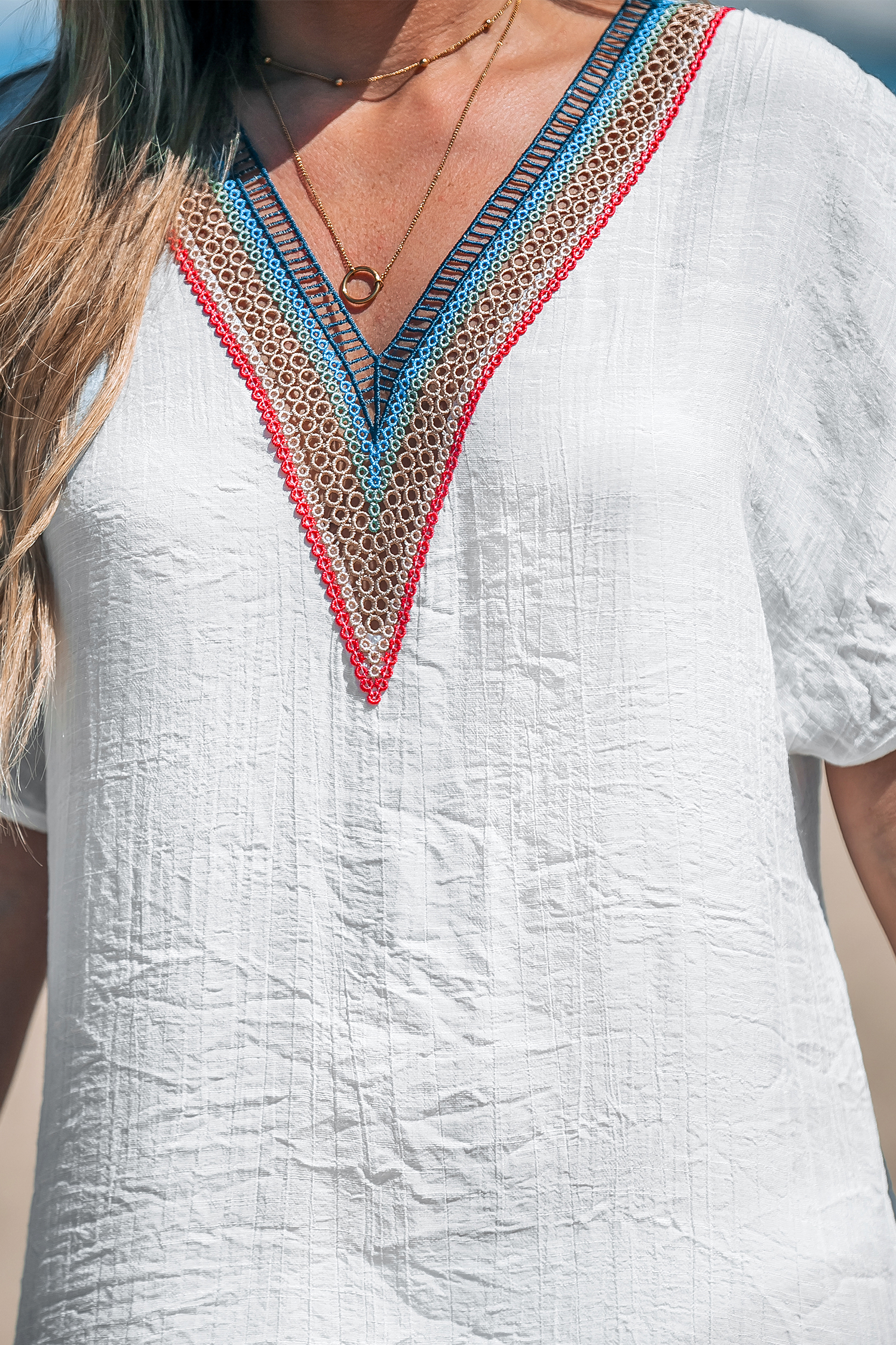 Robe cover up midi en crochet