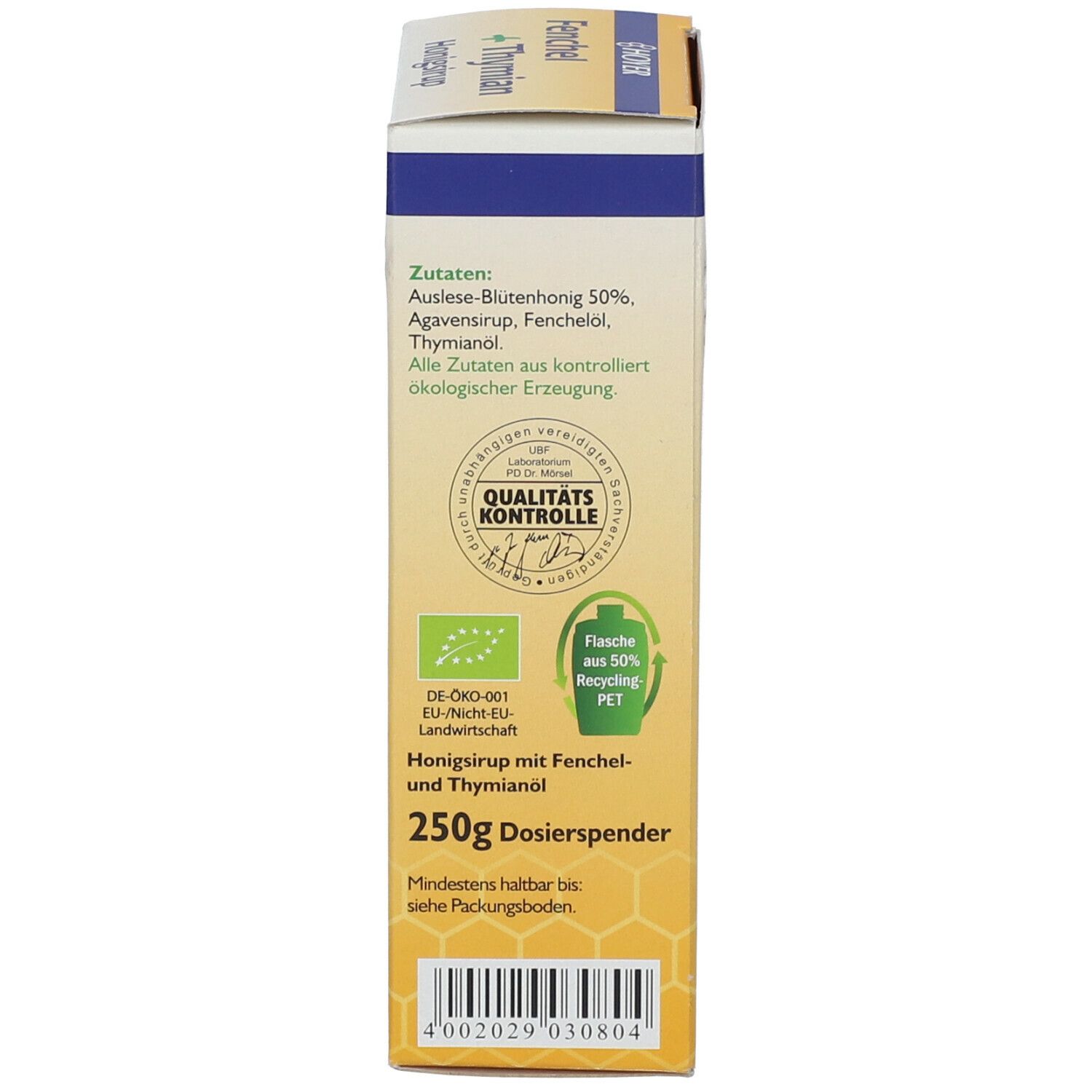HOYER Fenchel + Thymian Honigsirup