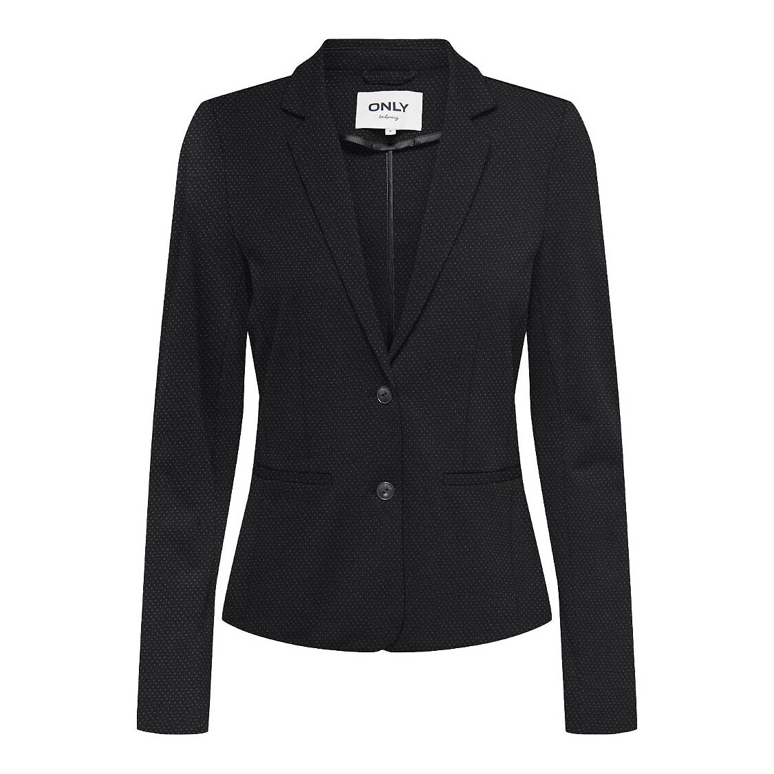 SOMENTE<br>Blazer ajustado, fechamento com botões
