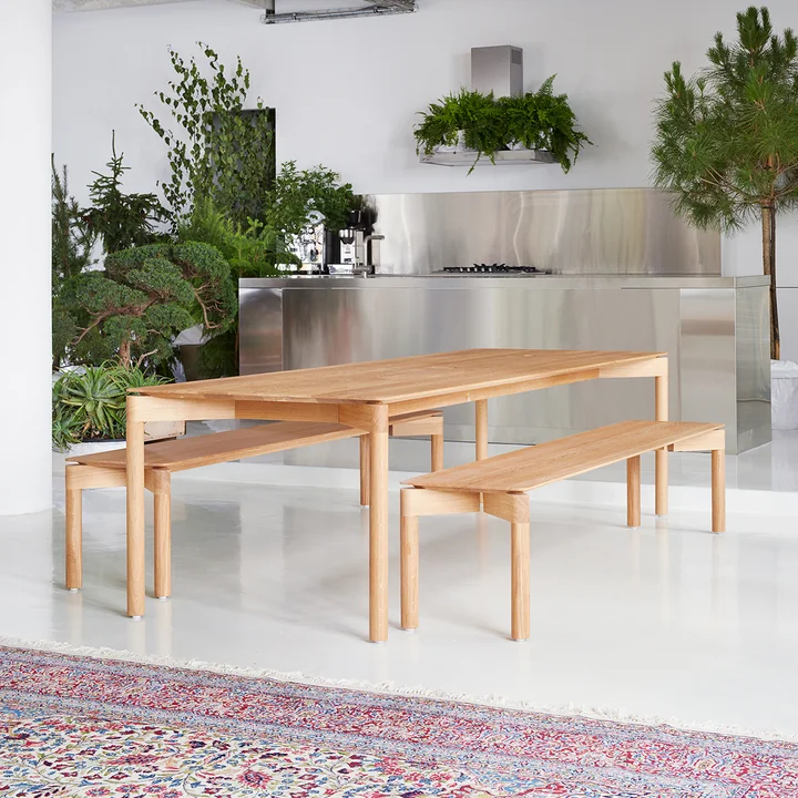 OUT Objekte unserer Tage - Wedekind Tisch Large 200 x 92 cm, Eiche gewachst