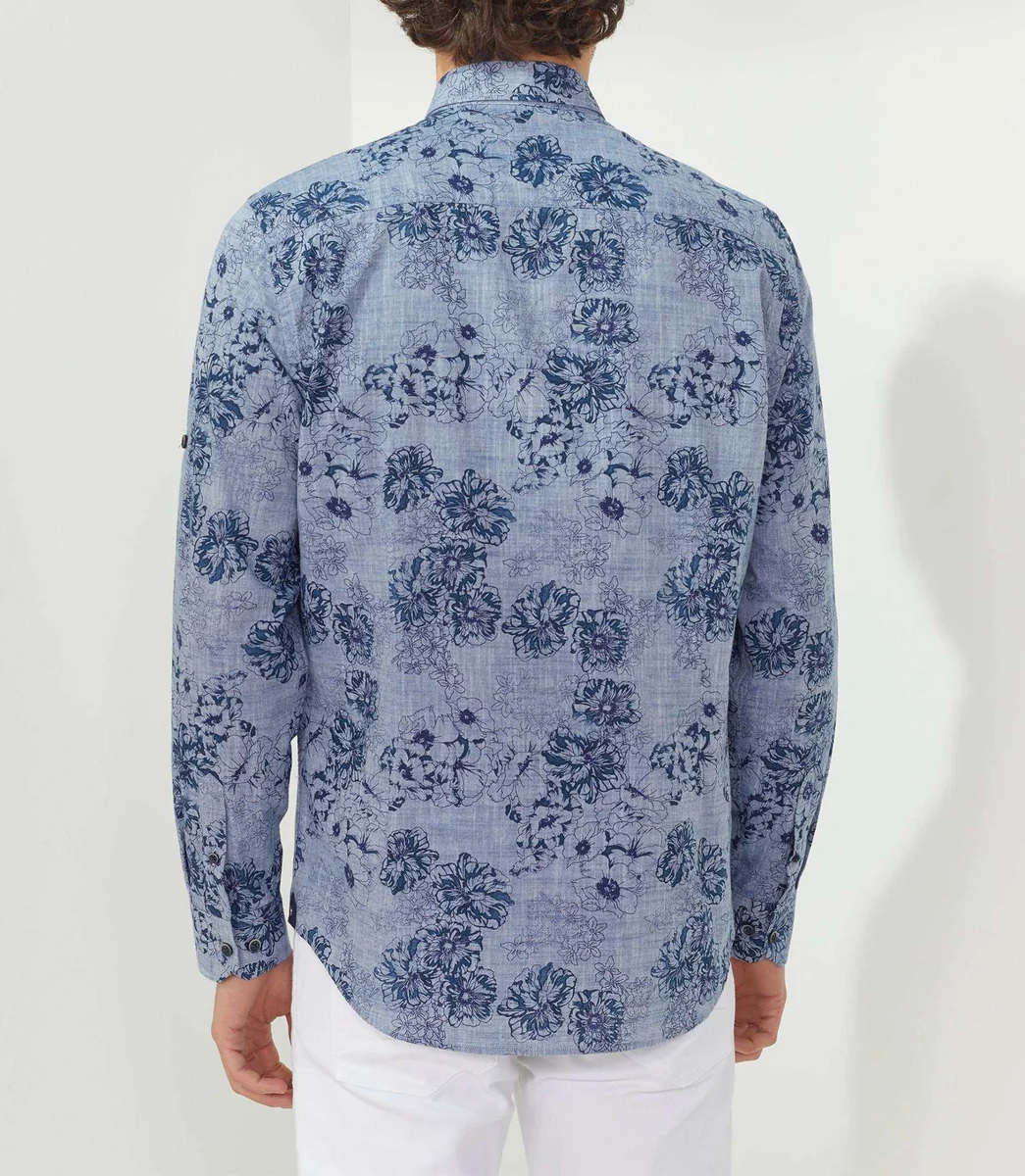 Chemise casual marine 