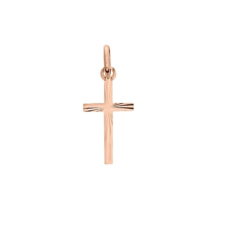 Pendentif mixte - Or 18 Carats - Croix