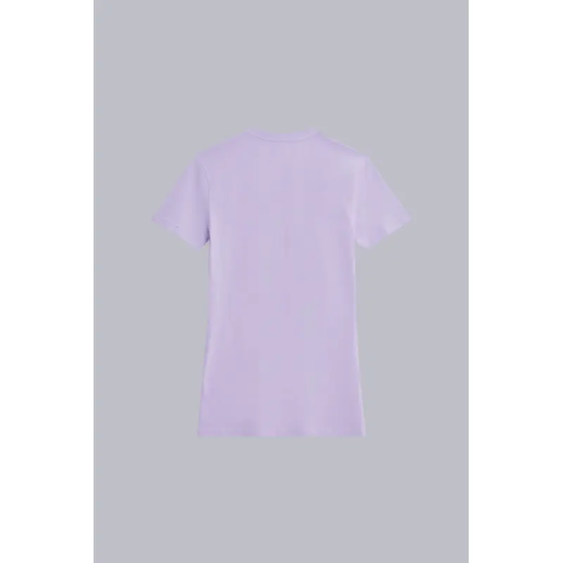 ORGANIC BIG K TSHIRT DRESS LILA ROBE Coton biologique Femme