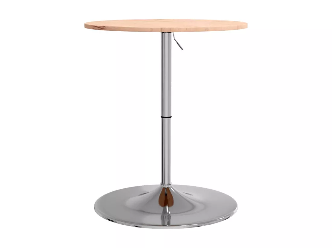 Table de bar Ø60x89,5 cm bois massif de hêtre
