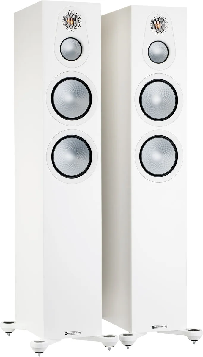 Monitor Audio Silver 300 7G Blanc satin (la paire) Enceintes colonne