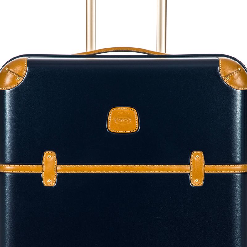 Valise rigide Bellagio 70.5 cm Bleu/Tabac