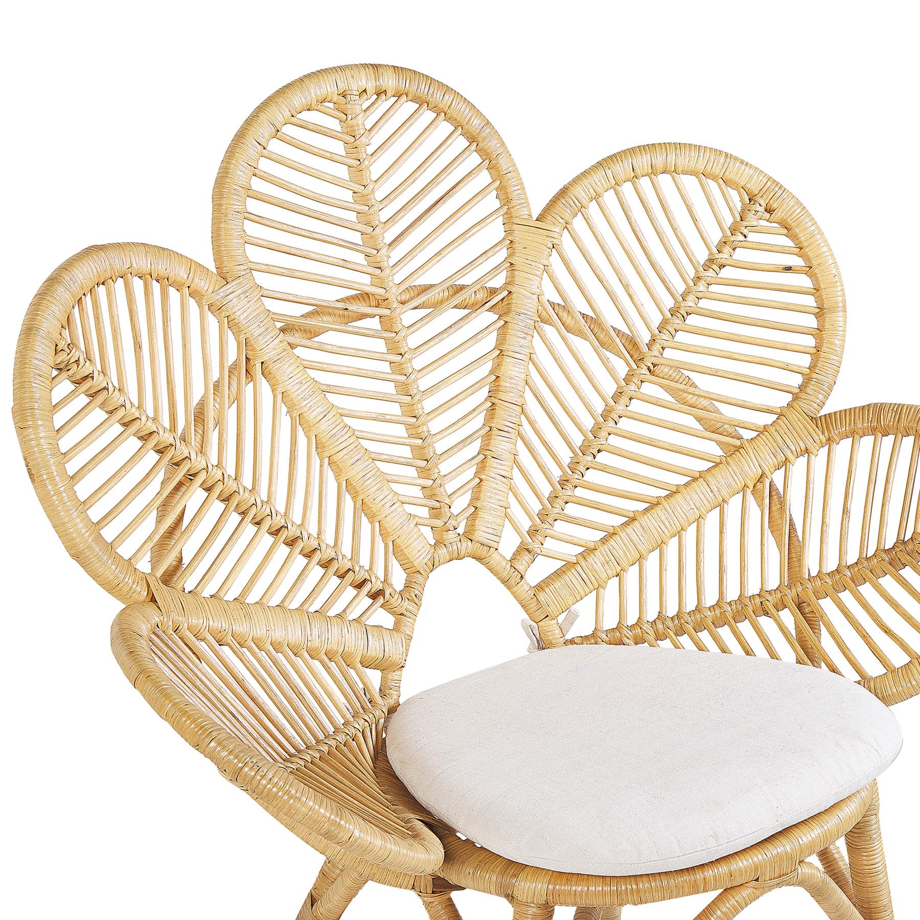 Beliani - FLORENTINE - Fauteuil - Natuurlijk - Rotan