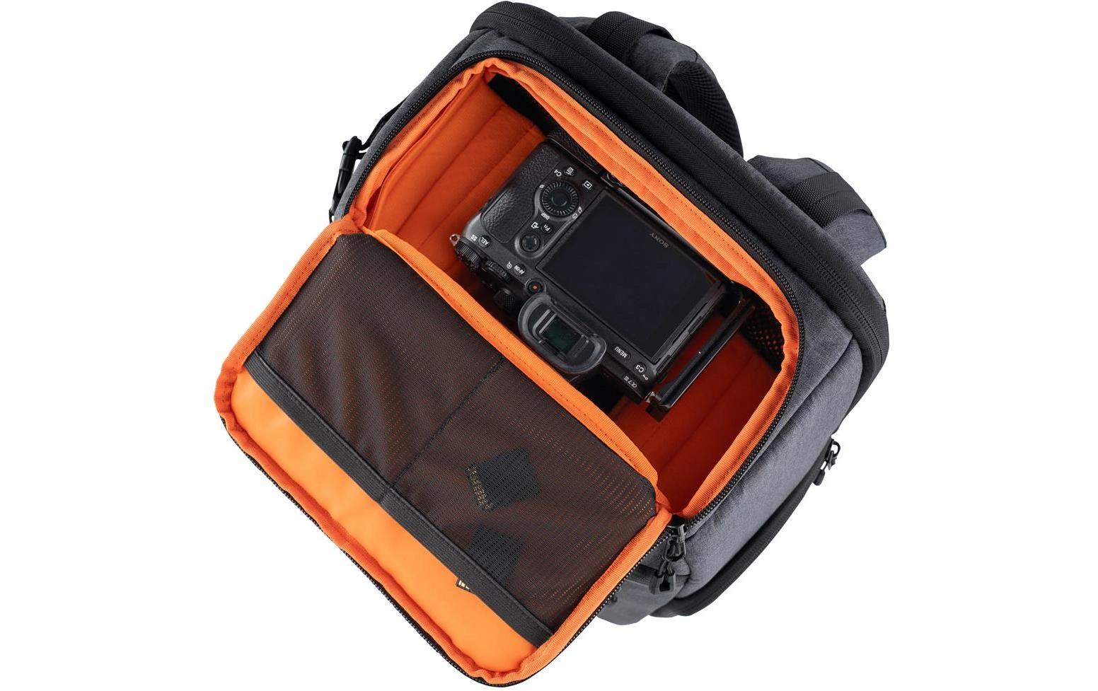 Fotorucksack Prag Go GrauBester Schutz für Ihr Equipment und optimalen Tragekomfort
