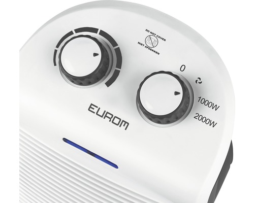 EUROM Safe-t-Fanheater 19,5 x 25,5 cm 2000 W wit