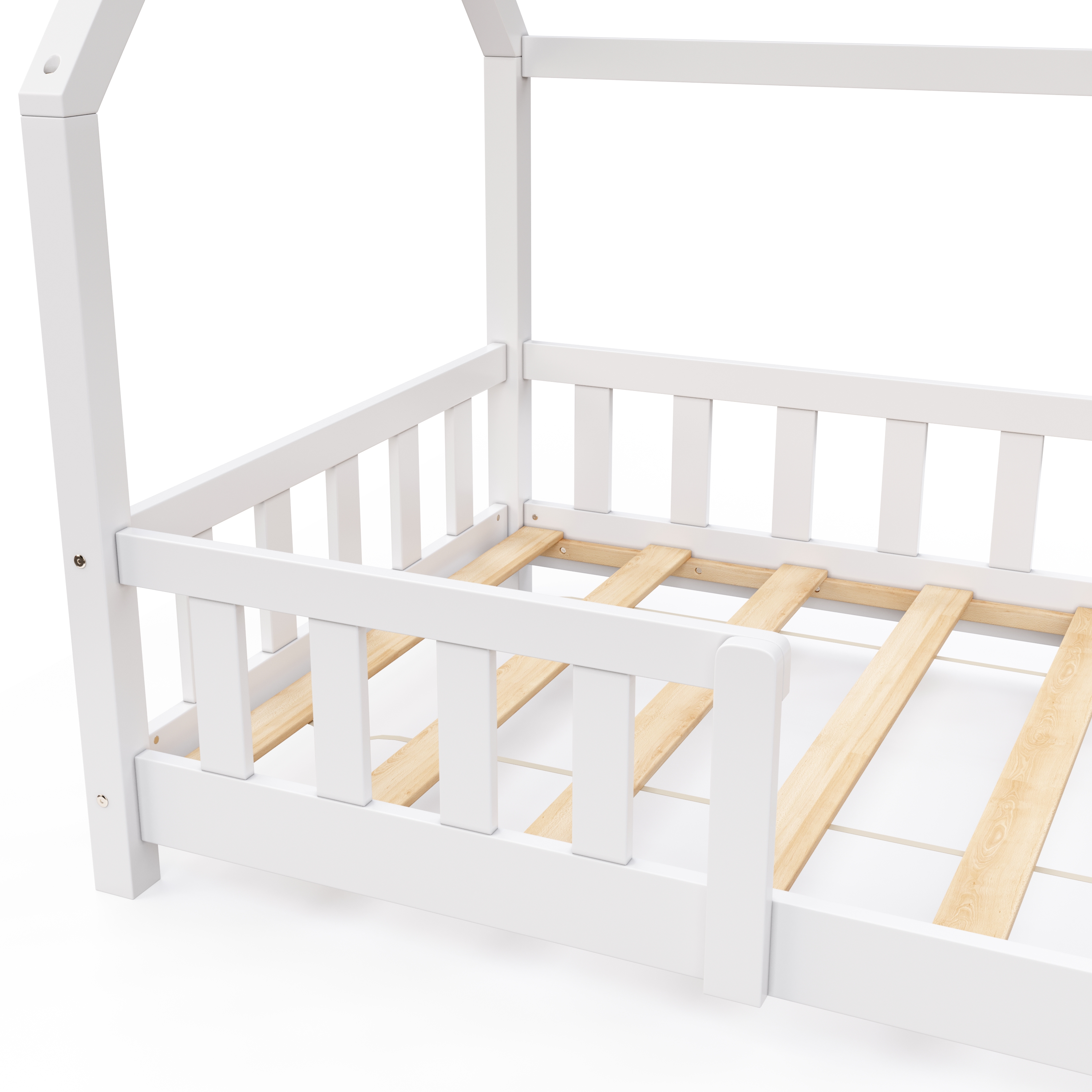 Kinderbett MAISON 80 x 160 cm weiss