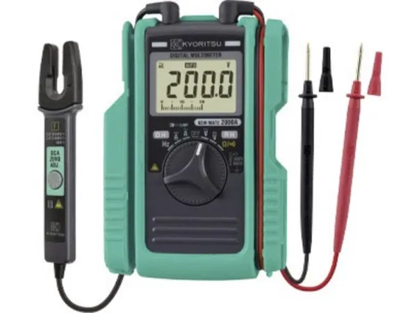 Kyoritsu KEW Mate 2000 A Hånd-multimeter, Strømtang digital CAT III 300 V, CAT II 600 V Visning (counts): 3400