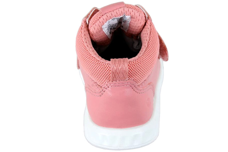 ECCO PS. 1 LITE INFANT BABYSKO I STØVET ROSA GLAT SKIND