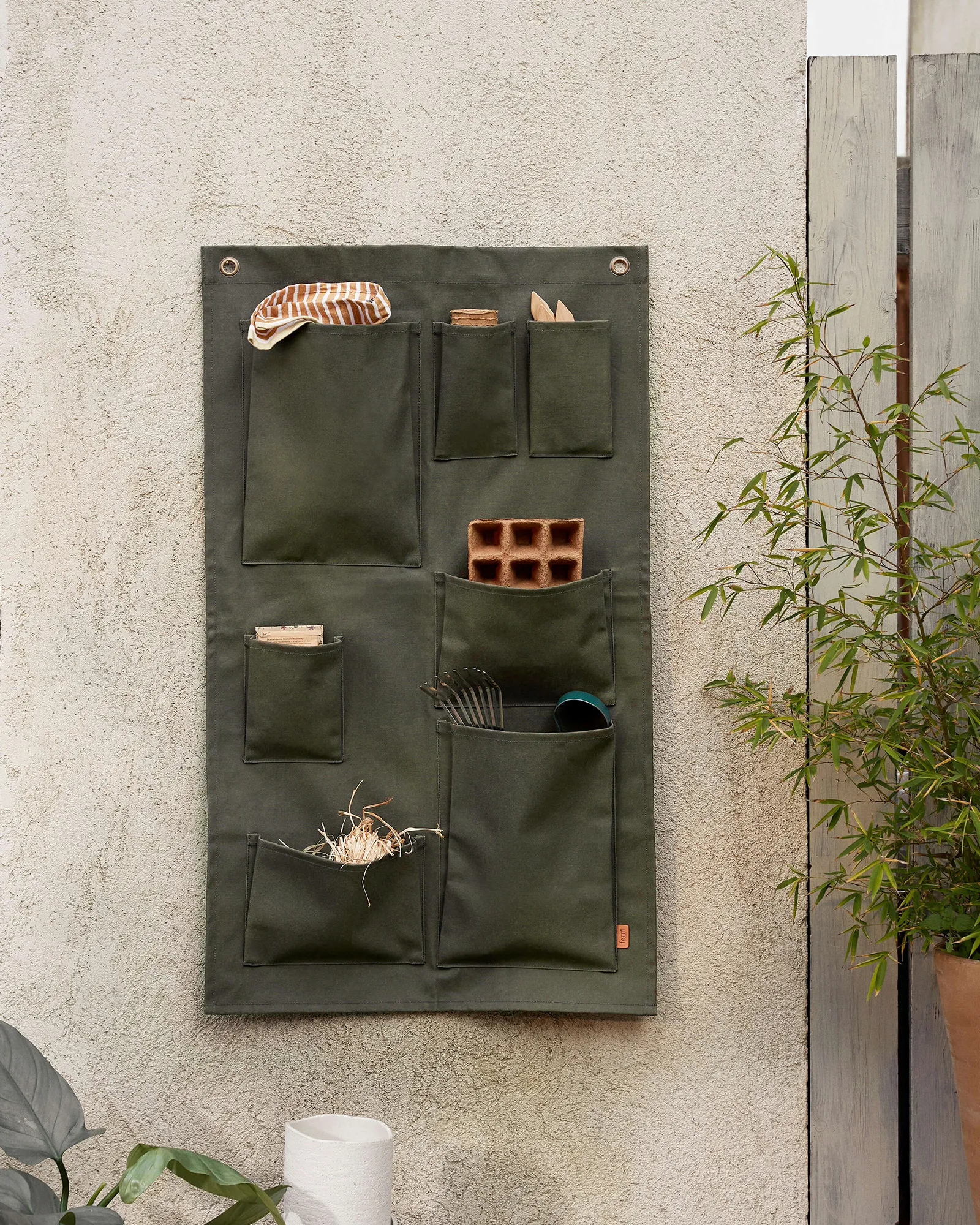 ferm LIVING Bark Garden Wall Storage
