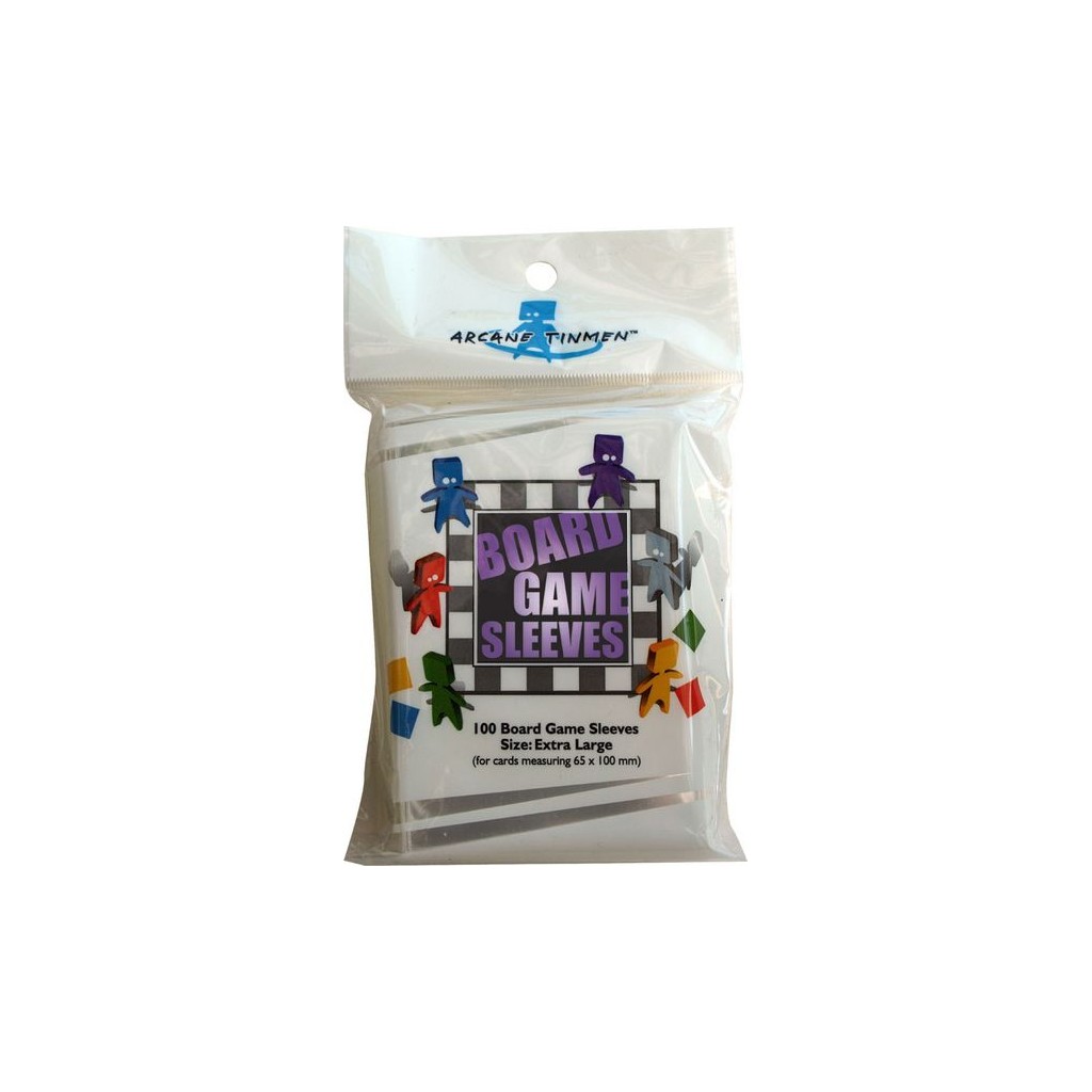 100 Board Game Sleeves 65x100mm